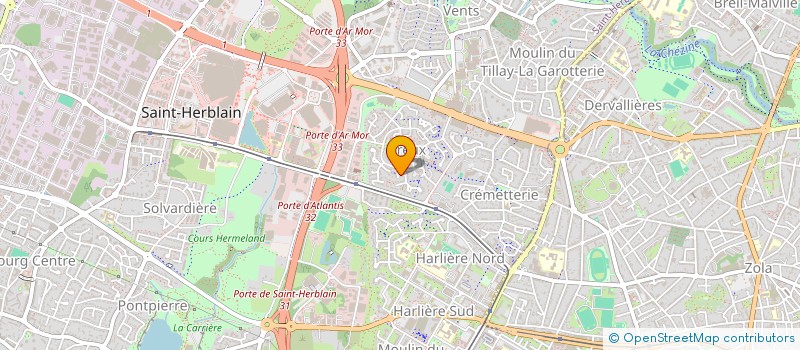 localisation de l'entreprise EARL ELEVAGE DE LA CHEZINE  ST-HERBLAIN