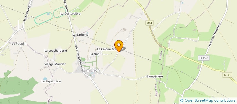 localisation de l'entreprise EARL ELEVAGE DE LA DANNERIE  FUMICHON