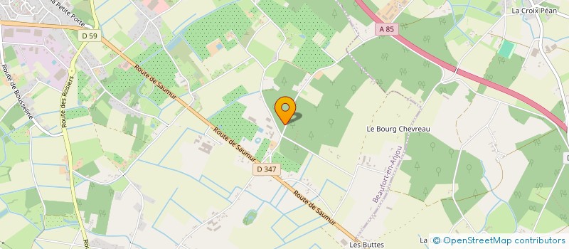 localisation de l'entreprise EARL ELEVAGE DU BOIS EMILE à BEAUFORT-EN-ANJOU