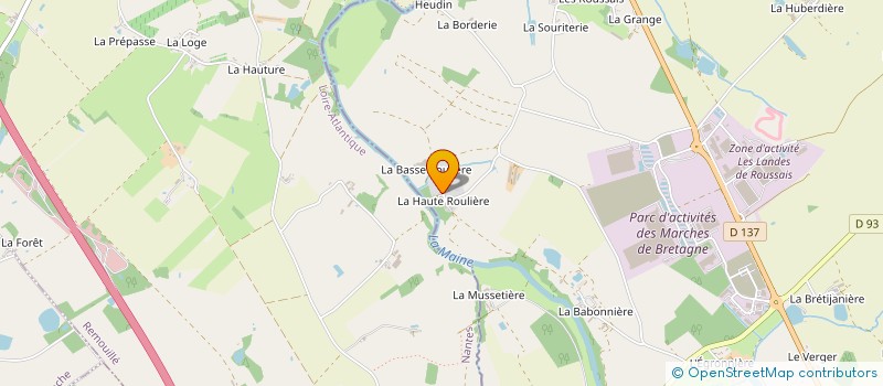 localisation de l'entreprise EARL ELEVAGE DU BUTAIS à MONTAIGU-VENDEE
