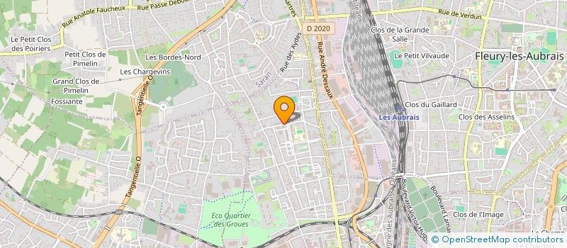 localisation de l'entreprise EARL ELEVAGE FREY à ORLEANS