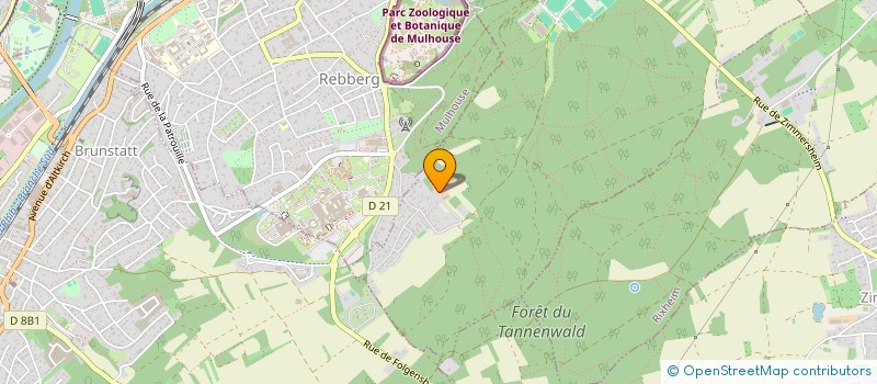 localisation de l'entreprise EARL ELEVAGE KIEFFER à RIEDISHEIM