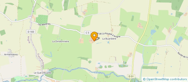 localisation de l'entreprise EARL ELEVAGE L Y à LONGUENEE-EN-ANJOU