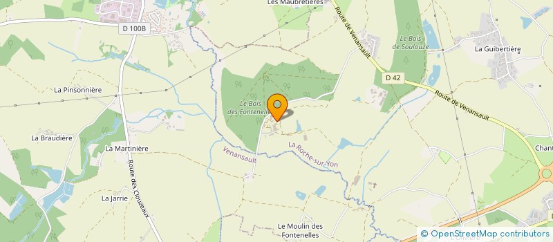 localisation de l'entreprise EARL ELEVAGE LIAIGRE à ROCHE SUR YON (LA)