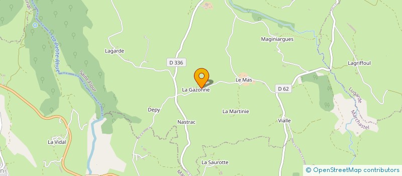 localisation de l'entreprise EARL ELEVAGE MERCIER à MARCHASTEL