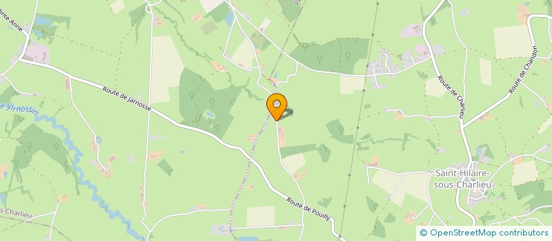 localisation de l'entreprise EARL ELEVAGE MOULIN  SAINT-HILAIRE-SOUS-CHARLIEU