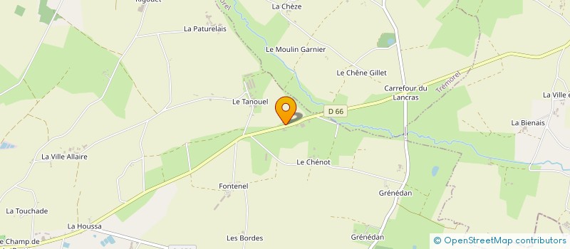 localisation de l'entreprise EARL ELEVAGE PILORGET  ILLIFAUT