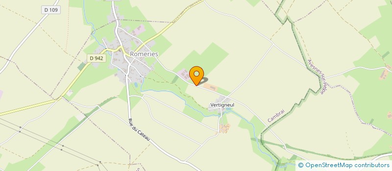 localisation de l'entreprise EARL  ELEVAGE SAUTIERE  ROMERIES