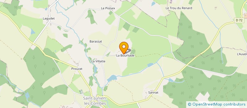 localisation de l'entreprise EARL ELLIOTT à SAINT-JUNIEN-LES-COMBES