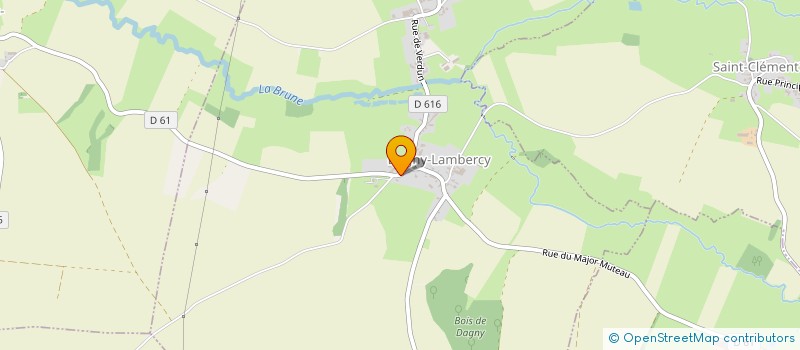 localisation de l'entreprise EARL ELOIRE SEBASTIEN  DAGNY-LAMBERCY