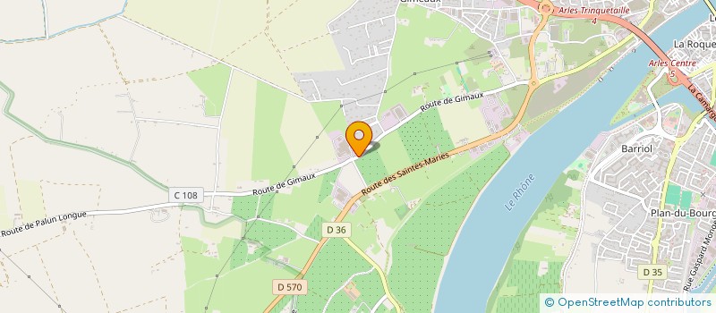 localisation de l'entreprise EARL ELSA ET ARTHUR GUILLOT  ARLES