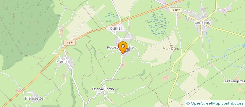 localisation de l'entreprise EARL EMILIE DUVAL  MIEGES