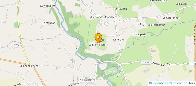 localisation de l'entreprise EARL EMMANUEL EUDE à PERCY-EN-NORMANDIE