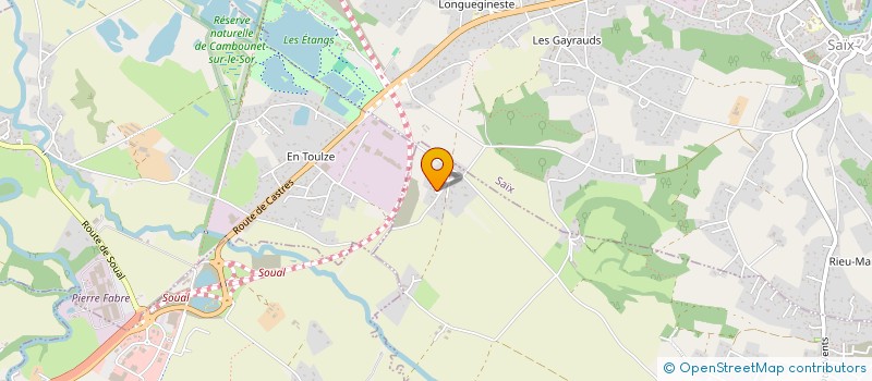 localisation de l'entreprise EARL EN BAJOU  VIVIERS-LES-MONTAGNES