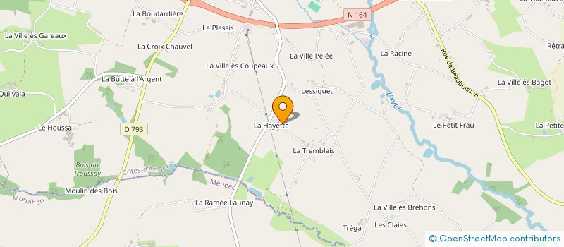 localisation de l'entreprise EARL EON PASCAL à MERDRIGNAC