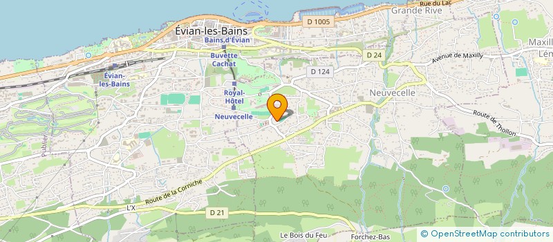 localisation de l'entreprise EARL EQUI.LIBRE EVIAN à NEUVECELLE