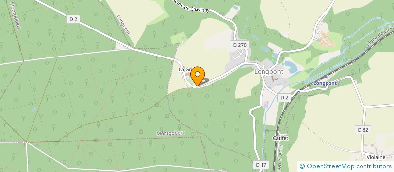 localisation de l'entreprise EARL EQUIDREAM  LONGPONT