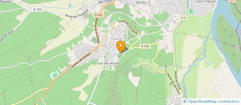 localisation de l'entreprise EARL ERIC COTTAT  SURY-EN-VAUX