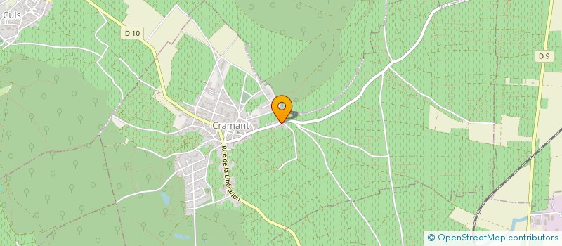 localisation de l'entreprise EARL ERIC ISSELEE à CRAMANT