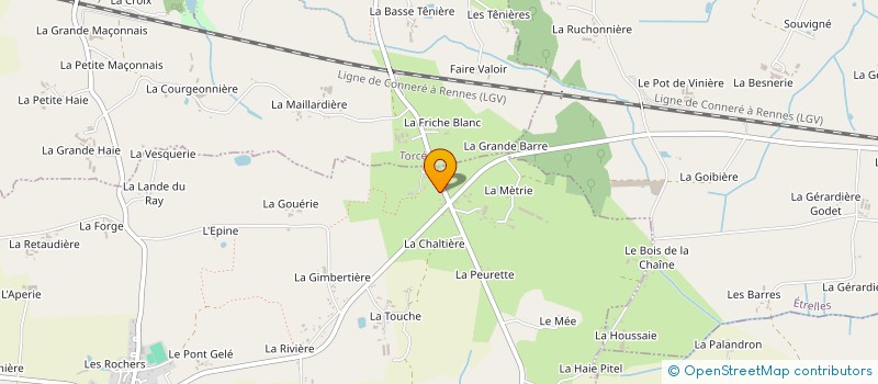 localisation de l'entreprise EARL ERIC VIEL  VERGEAL