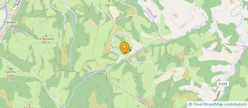 localisation de l'entreprise EARL ERRECALTIA  MAULEON-LICHARRE