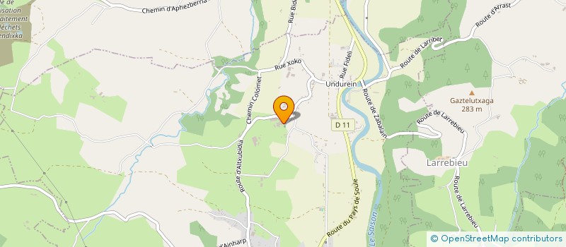 localisation de l'entreprise EARL ESCALE  ESPES-UNDUREIN