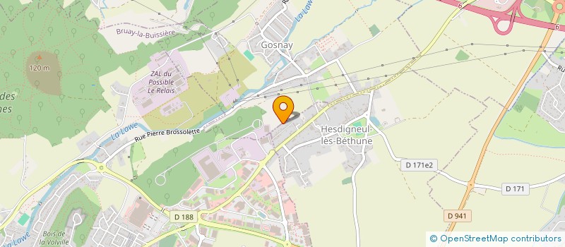 localisation de l'entreprise EARL ESCARGOTS D ARTOIS  GOSNAY