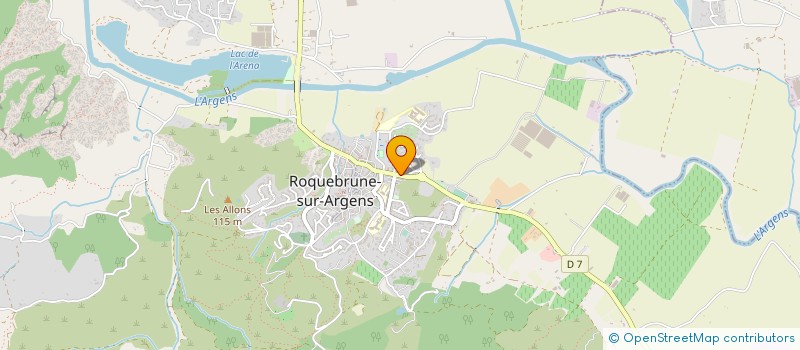 localisation de l'entreprise EARL ESCOFFIER  ROQUEBRUNE-SUR-ARGENS
