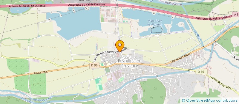 localisation de l'entreprise EARL ESCOFFIER ET FILS  PEYROLLES-EN-PROVENCE