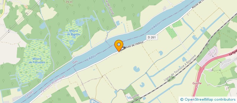 localisation de l'entreprise EARL ETCHART  GUICHE