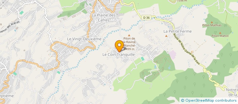 localisation de l'entreprise EARL ETHEVE PERE ET FILS à LE TAMPON