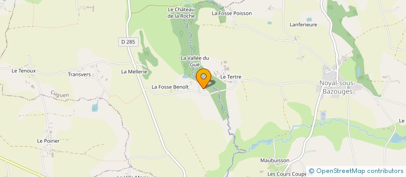 localisation de l'entreprise EARL ETIENNE à CUGUEN