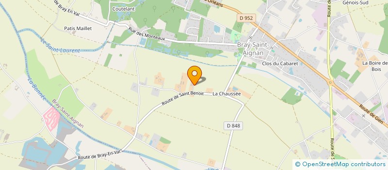 localisation de l'entreprise EARL ETIENNE BOURSIN à BRAY-SAINT-AIGNAN