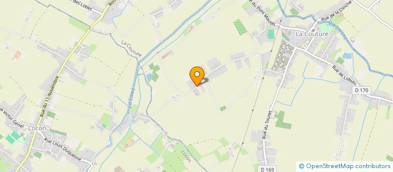 localisation de l'entreprise EARL ETUIN  LA COUTURE