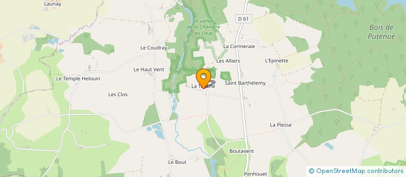 localisation de l'entreprise EARL EVEILLARD  IFFENDIC