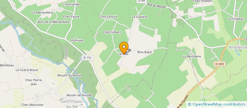 localisation de l'entreprise EARL EXPLOITATION AGRICOLE DU MAS à VERRIERES