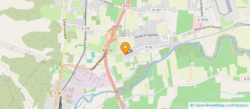 localisation de l'entreprise EARL EXPLOITATION OVINE DE LA MARANA à LUCCIANA
