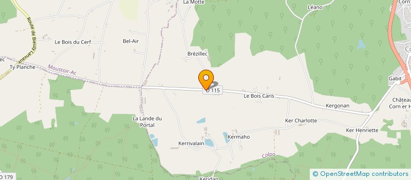 localisation de l'entreprise EARL FABIEN LORIC  COLPO