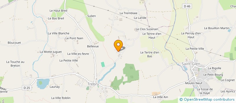 localisation de l'entreprise EARL FABRICE L'HOTELLIER à TREBRY