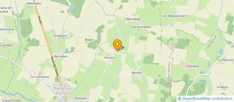 localisation de l'entreprise EARL FAILLET  MANTENAY-MONTLIN