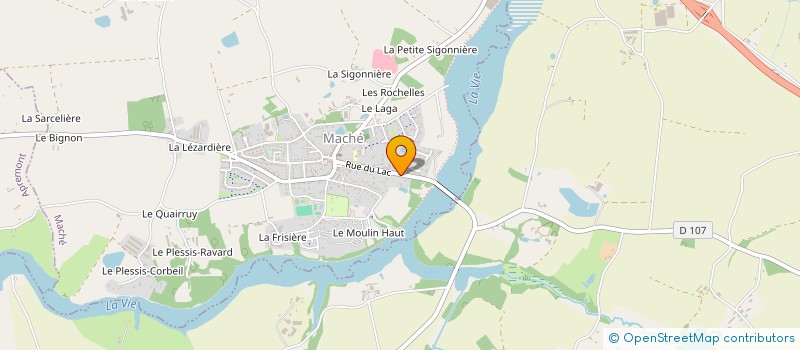 localisation de l'entreprise EARL FAISANDERIE BAROTIN à MACHE