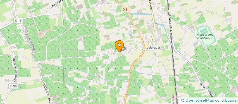 localisation de l'entreprise EARL FANTIN PERE ET FILS à L'ISLE-SUR-LA-SORGUE