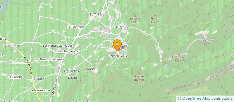 localisation de l'entreprise EARL FARAVEL  GIGONDAS