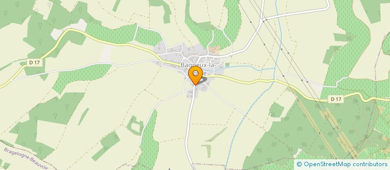 localisation de l'entreprise EARL FAUCHE CRINVILLE à BAGNEUX-LA-FOSSE