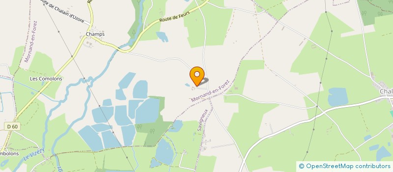 localisation de l'entreprise EARL FAUCHET  MORNAND-EN-FOREZ