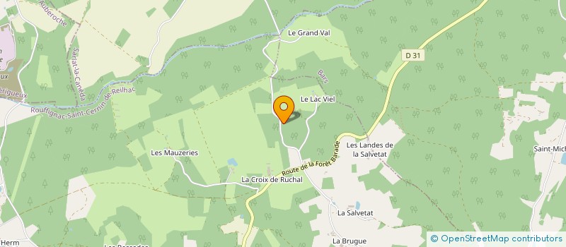 localisation de l'entreprise EARL FAURE  ROUFFIGNAC-ST-CERNIN-DE-REILHAC