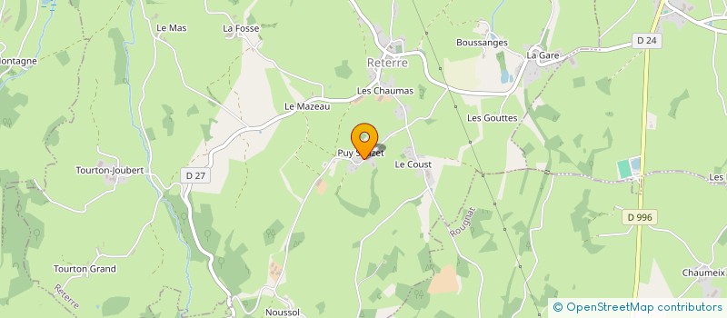 localisation de l'entreprise EARL FAURE à RETERRE