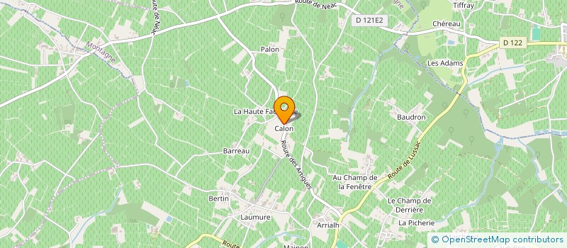 localisation de l'entreprise EARL FAURE ET FILS à MONTAGNE
