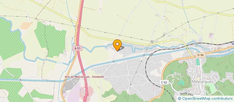 localisation de l'entreprise EARL FAURE GIGNOUX à MEYRARGUES