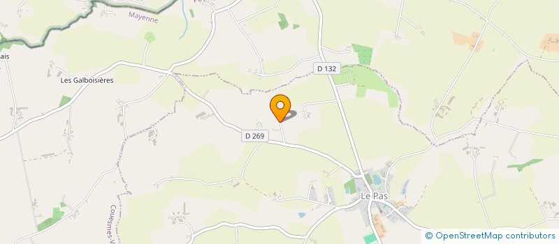 localisation de l'entreprise EARL FAVERIS à LA HAIE-TRAVERSAINE